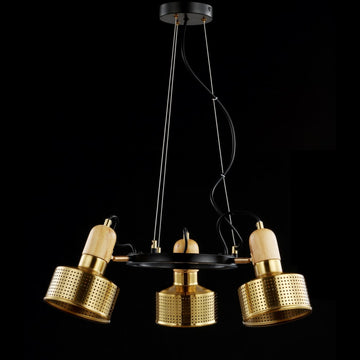Gallery Adjustable Spotlight Metal LED Chandelier - JONATHAN Y